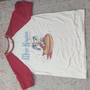 Disney Parks junk food magic kingdom tomorrowland adult M T shirt goofy